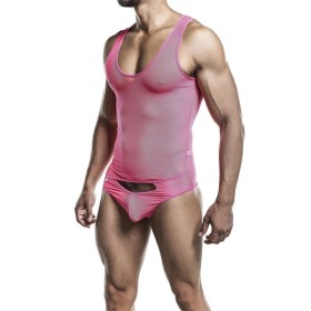 MOB - BODY TRANSPARENT ROSE TAILLE S/M MOB - T-shirts pour hommes