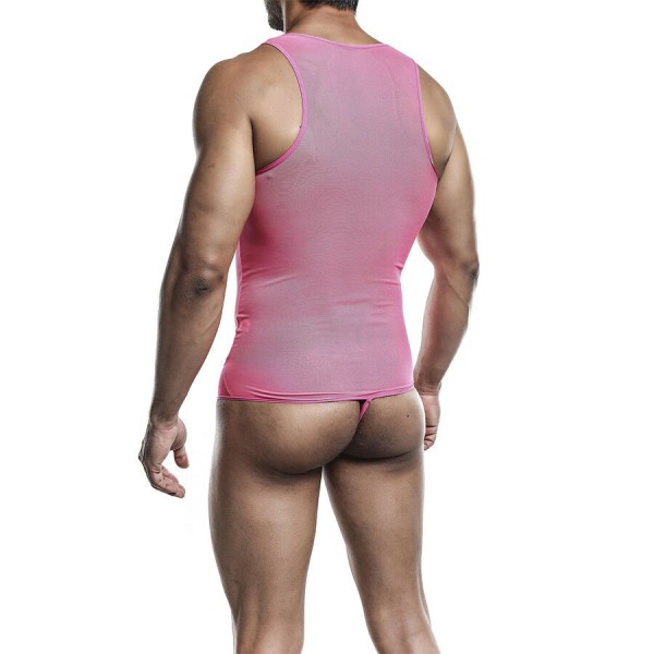 MOB - BODY ROSA TRANSPARENTE TALLA S/M MOB - Camisetas de hombre