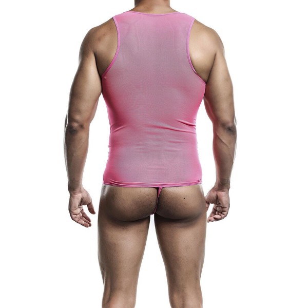 MOB - BODY ROSA TRANSPARENTE TALLA S/M MOB - Camisetas de hombre