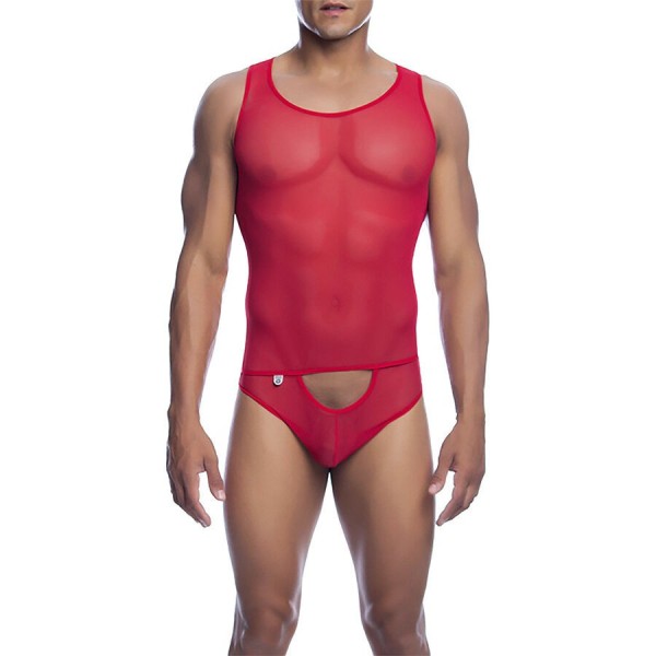 MOB - BODY ROJO TRANSPARENTE TALLA L/XL MOB - Camisetas de hombre