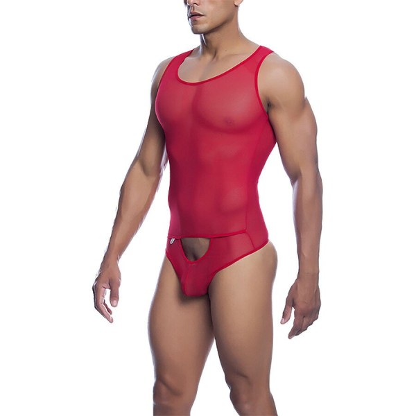 MOB - BODY ROJO TRANSPARENTE TALLA L/XL MOB - Camisetas de hombre