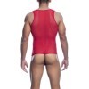 MOB - BODY ROJO TRANSPARENTE TALLA S/M MOB - Camisetas de hombre