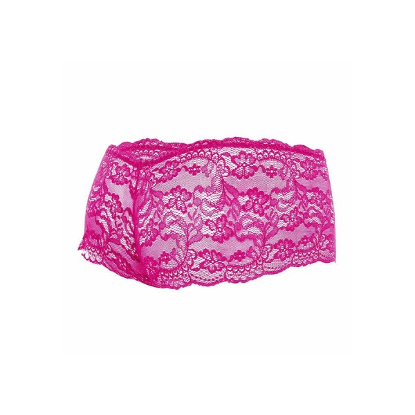 MOB - BOXER EN DENTELLE ROSE TAILLE L/XL MOB - Sous-vêtements Boxer