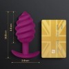 G-VIBE - GPLUG TWIST 2 PLUG ANAL MORADO G-VIBE - Plugs anales