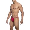 MOB - STRING V EN MICROFIBRE ROUGE TAILLE L/XL MOB - Tongs masculines