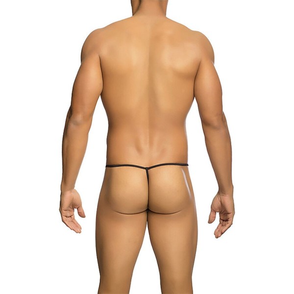 MOB - STRING TRANSPARENT EN FORME DE T NOIR TAILLE L/XL MOB