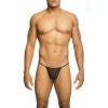 MOB - TANGA EN FORMA DE T NEGRO TRANSPARENTE TALLA S/M MOB