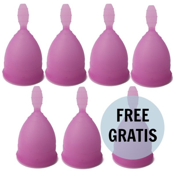 NINA KIKÍ - COUPE MENSTRUELLE VIOLET TAILLE L 6 + 1 GRATUITE NINA KIKÍ