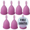 NINA KIKÍ - COPA MENSTRUAL MORADA TALLA L 6 + 1 GRATIS NINA KIKÍ