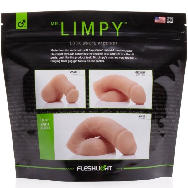 SEÑOR. LIMPY FLESHLIGHT - PEQUEÑO FLESHTONE SR. LIMPY – Pene tran