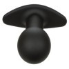 CALEXOTICS - ROCK BOTTOM ANAL PLUG 10 VIBRAÇÕES SILICONE PRETO CALEXOTICS