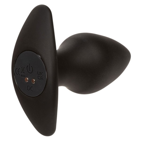 CALEXOTICS - ROCK BOTTOM PLUG ANAL PARFAIT 10 VIBRATIONS SILICONE NOIR CALEXOTICS