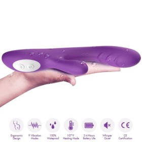 ARMONY - VIBRADOR CHISPA CON EFECTO CALOR PÚRPURA VIBRADORES ARMO