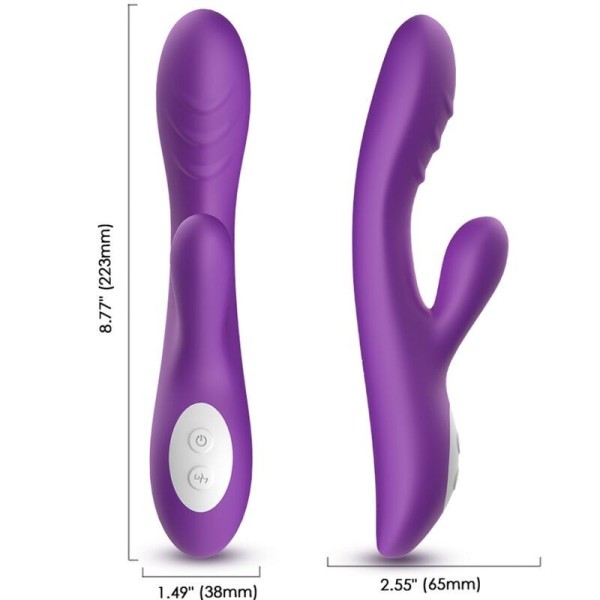 ARMONY - VIBRADOR SPARK COM EFEITO DE CALOR ROXO VIBRADORES ARMONY