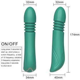 ARMONY - VIBRADOR PUNTO G VERDE Y VIBRADORES ARMONY DE EMPUJE