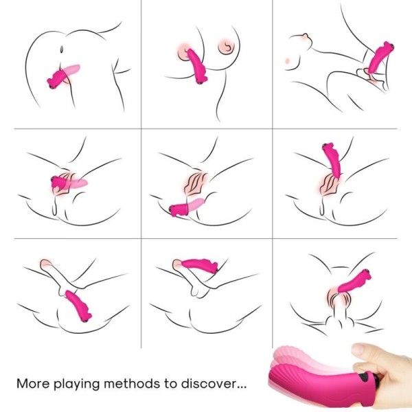 ARMONY - VIBRADOR DEDO AURORA FUCSIA VIBRADORES ARMONY