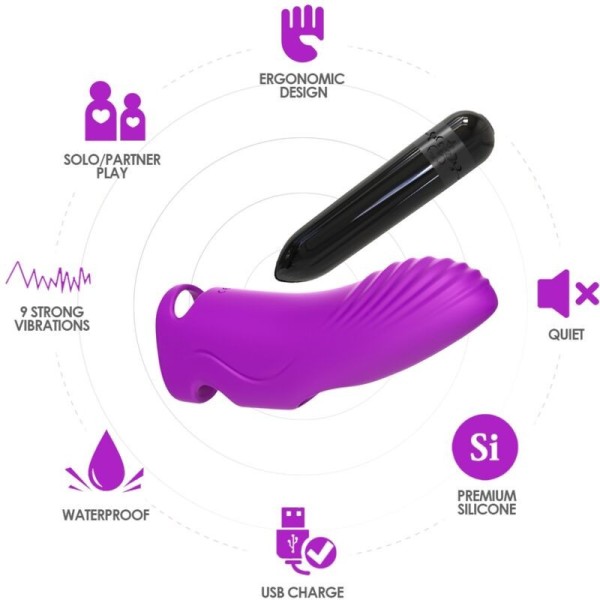 ARMONY - AURORA VIBRATEUR DOIGT VIOLET ARMONY VIBRATORS
