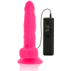DIVERSIA - DILDO VIBRANTE FLEXIBLE ROSA 18 CM -O- 4 CM DIVERSIA
