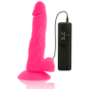 DIVERSIA - DILDO VIBRANT FLEXIBLE ROSE 18 CM -O- 4 CM DIVERSIA
