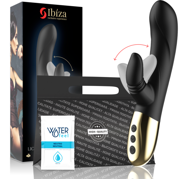 IBIZA - NOVA EXPERIÊNCIA DE VIBRADOR COM TECNOLOGIA IBIZA DE LAMBIDA DE COELHO