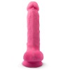 Silexd Gode Réaliste Rose Fluorescent 17,5 cm – Silicone Thermoréactif
