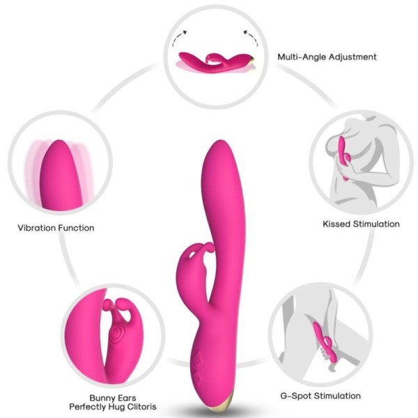 ARMONY - BONNIE VIBRATEUR LAPIN FUCHSIA ARMONY VIBRATORS