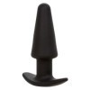 CALEXOTICS - ROCK BOTTOM TAPERED ANAL PLUG 10 VIBRATIONS SILICONE NOIR CALEXOTICS
