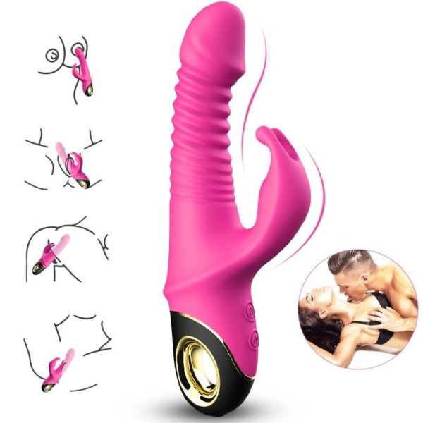 ARMONY - ZING DILDO VIBRADOR CONEJO FUCSIA VIBRADORES ARMONY