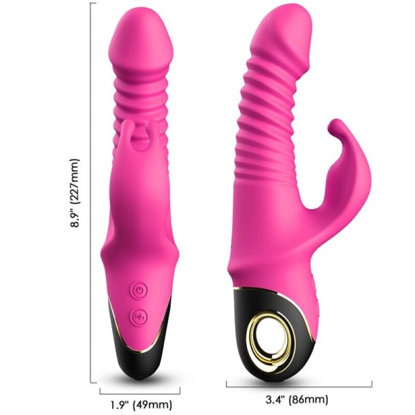 ARMONY - ZING DILDO VIBRADOR CONEJO FUCSIA VIBRADORES ARMONY