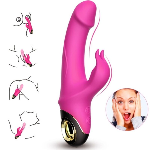 ARMONY - METEROR DILDO VIBRATEUR LAPIN ROTATEUR FUCHSIA ARMONY VIBRATORS