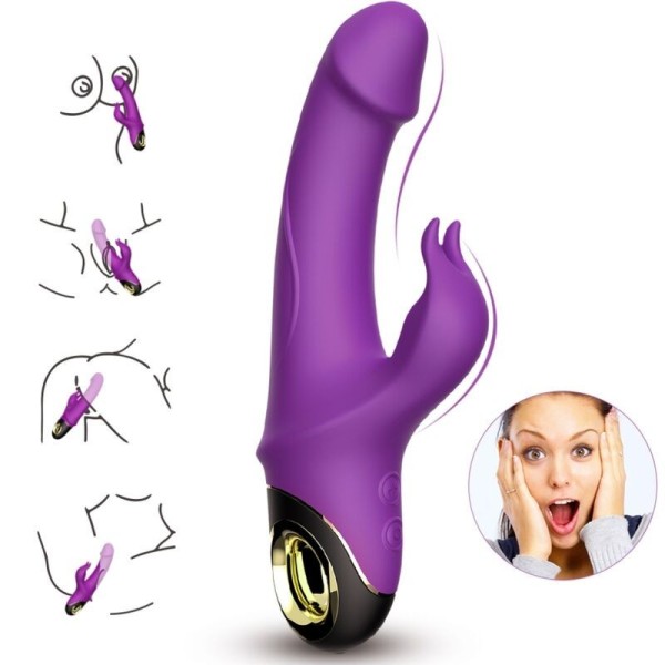 ARMONY - METEROR DILDO VIBRATEUR LAPIN ROTATEUR VIOLET ARMONY VIBRATORS
