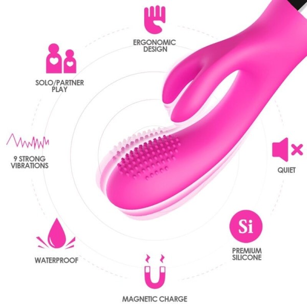 ARMONY - VIBRADOR CONEJO FUCSIA VIBRADORES ARMONY
