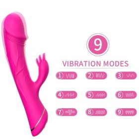 ARMONY - GODE VIBRATEUR LAPIN SILICONE FUCHSIA ARMONY VIBRATORS