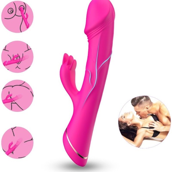 ARMONY - GODE VIBRATEUR LAPIN SILICONE FUCHSIA ARMONY VIBRATORS
