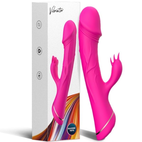 ARMONY - GODE VIBRATEUR LAPIN SILICONE FUCHSIA ARMONY VIBRATORS