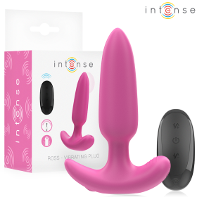 Intenso - Ross Anal Plug 10 Vibraciones Rosa Control Remoto