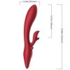 ARMONY - VIBRADOR CONEJO ALCE CURVO ROJO VIBRADORES ARMONY