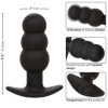 CALEXOTICS - ROCK BOTTOM PLUG ANAL PERLÉ 10 VIBRATIONS SILICONE NOIR CALEXOTICS