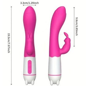 ARMONY - HAPPY VIBRATEUR & STIMULATEUR DE LAPIN FUCHSIA ARMONY VIBRATORS