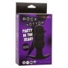 CALEXOTICS - ROCK BOTTOM PLUG ANAL PERLÉ 10 VIBRATIONS SILICONE NOIR CALEXOTICS