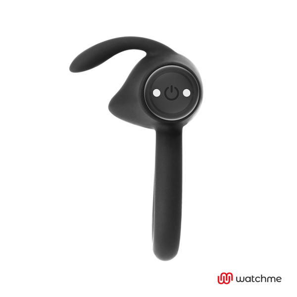 BLACK&SILVER - ANILLO PARA EL PENE CON CONTROL REMOTO AGRON WATCH