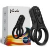 ARMONY - DOBLE ANILLO VIBRADOR NEGRO ARMONY PARA ÉL