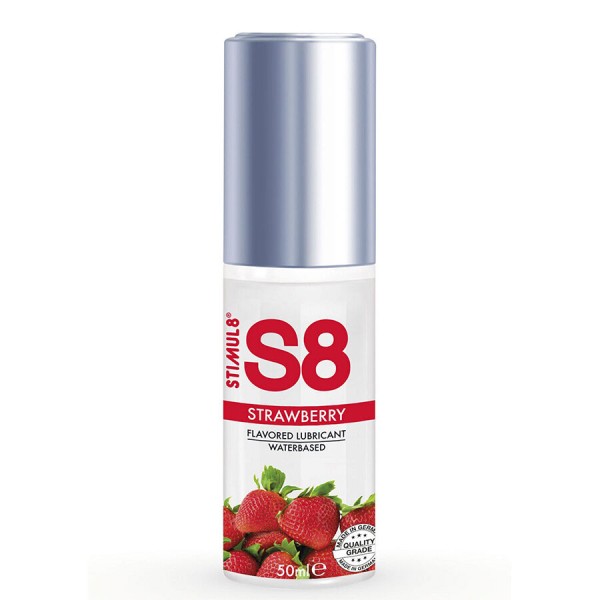 Stimul8 - Lubricante S8 Fresa 50 ML – Con deliciosos sabores