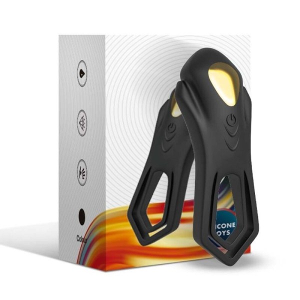 ARMONY - TÉLÉCOMMANDE DOUBLE ANNEAU VIBRATEUR ROADSTER NOIR ARMONY FOR HIM