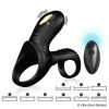 ARMONY - ANILLO VIBRADOR DOBLE RANGER PARA PAREJAS BLACK ARMONY P