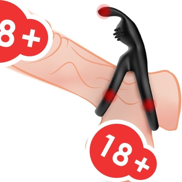 ARMONY - ANILLO TENSY DOBLE CONEJO NEGRO ARMONY PARA ÉL