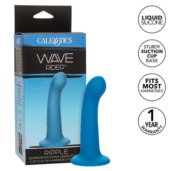 CALEXOTICS - WAVE RIDER PLUG ANAL RIPPLE AZUL CALEXOTICS