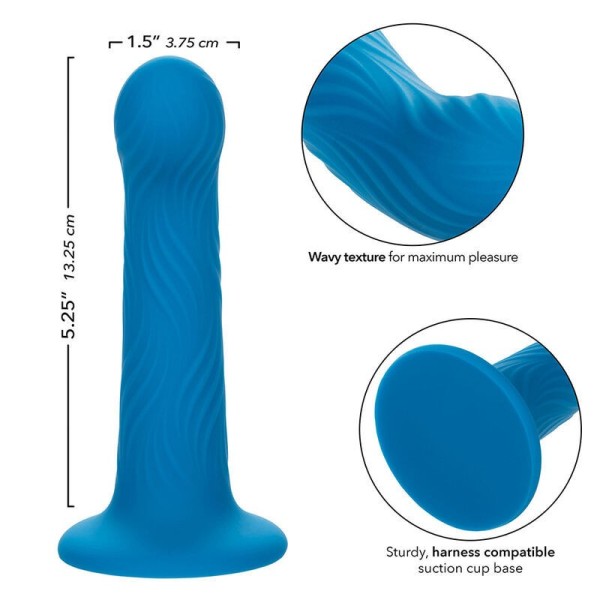CALEXOTICS - WAVE RIDER PLUG ANAL RIPPLE BLEU CALEXOTICS