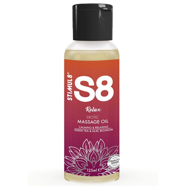 Stimul8 - S8 Relax Aceite de Masaje TÉ Verde 125 ML