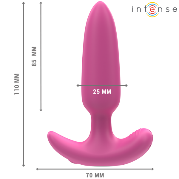 INTENSE - ROSS ANAL PLUG 10 VIBRATIONS ROSE TÉLÉCOMMANDE INTENSE ANAL TOYS